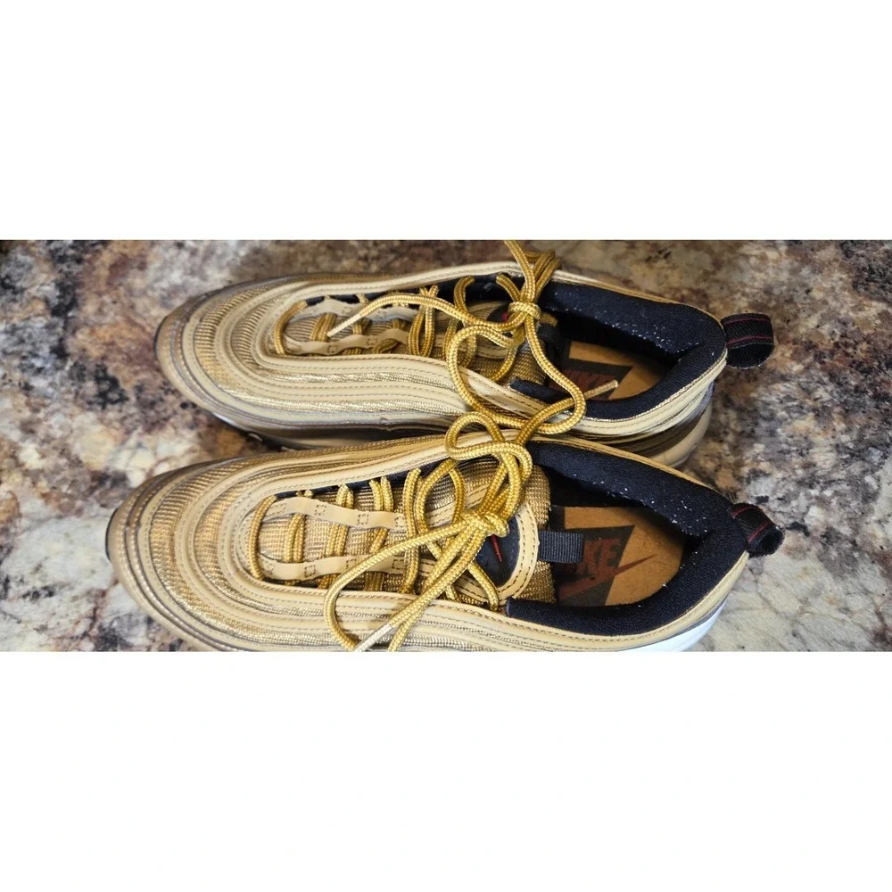 Nike Air Max 97 OG 918090700, 7y, Metallica Gold, Casual,  Back To School